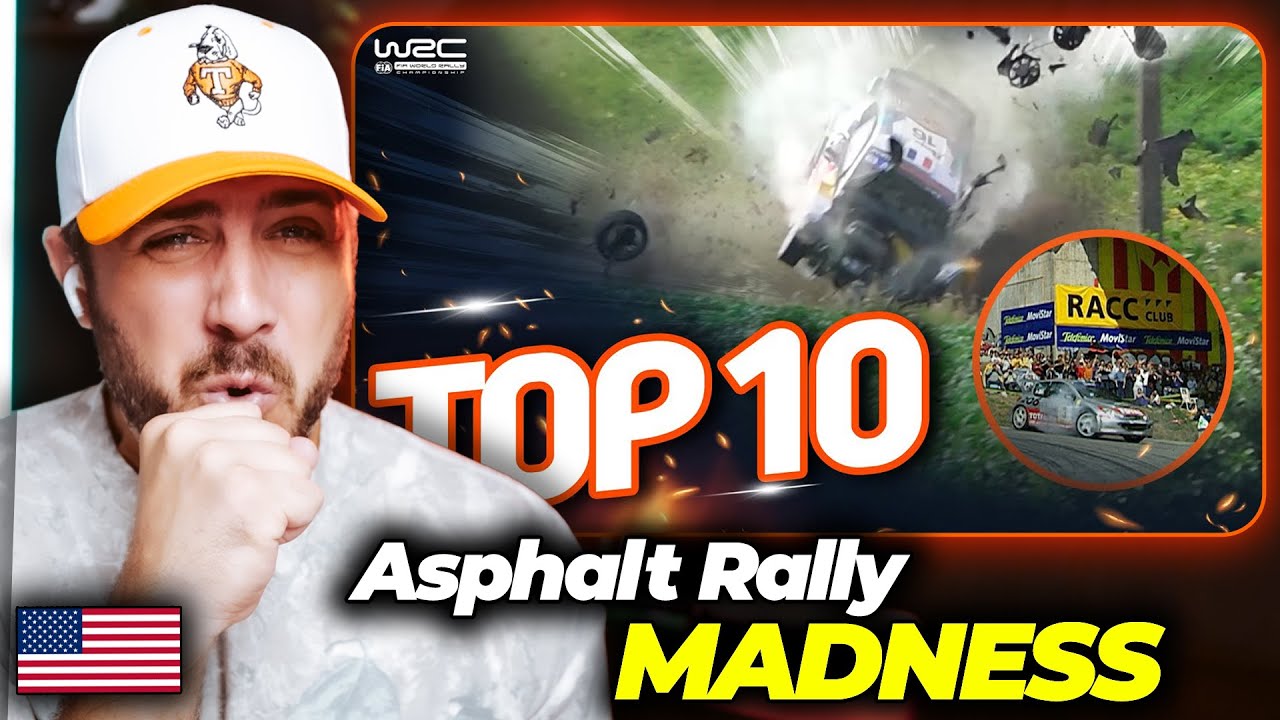 American Reacts to WILDEST WRC Asphalt Moments