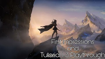 Legends of Runeterra (LoR) - First time Impressions and Tutorial 1 - 3 Playthrough
