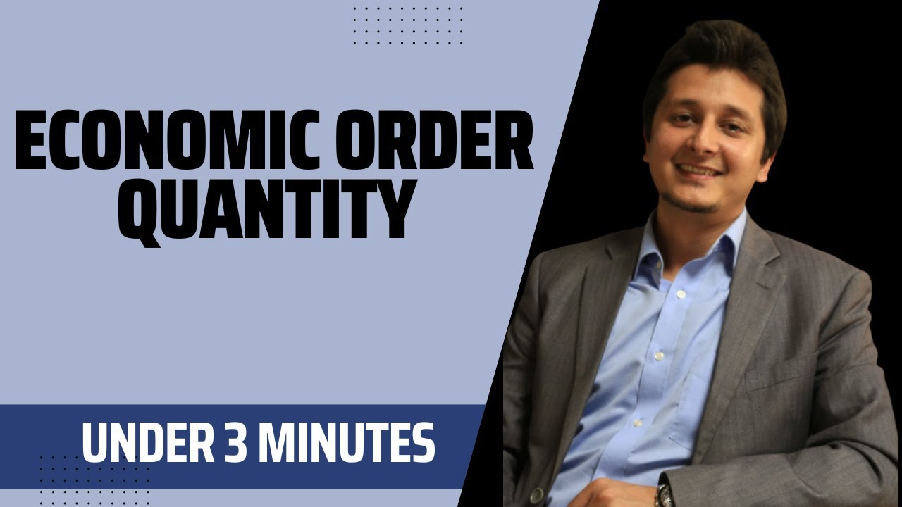 Economic Order Quantity EOQ | Urdu & Hindi