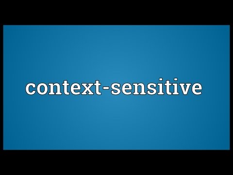 Context-sensitive Meaning