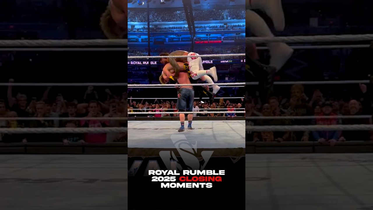 WWE Royal rumble 2025 closing moments 