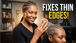 CROCHET BRAID TECHNIQUE FOR THINNING EDGES l GAME CHANGER!