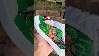 Kapten dan wakil kapten di sepatu puma #anime #custom #onepiece #lukisan #wibu
