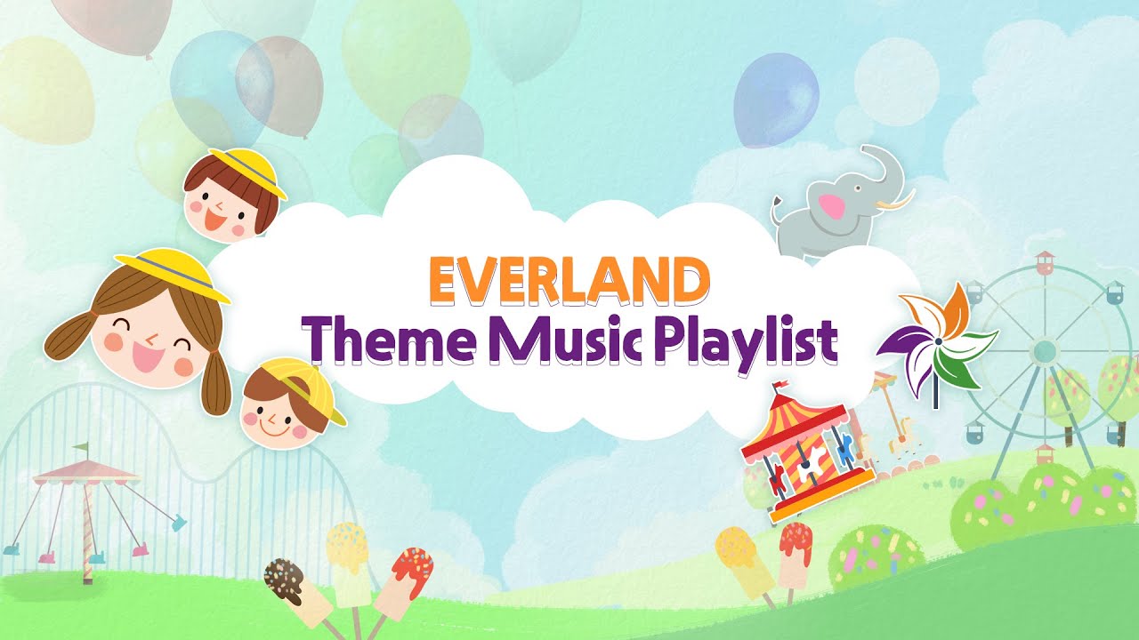 에버랜드 어린이 놀이기구 테마송 모음 | EVERLAND Music Playlist in Children