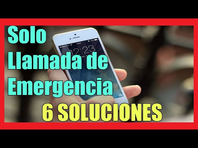 📱📶 QUÉ HACER si tu MÓVIL dice SOLO LLAMADAS de EMERGENCIA SOLUCIÓN 2024❓❕  