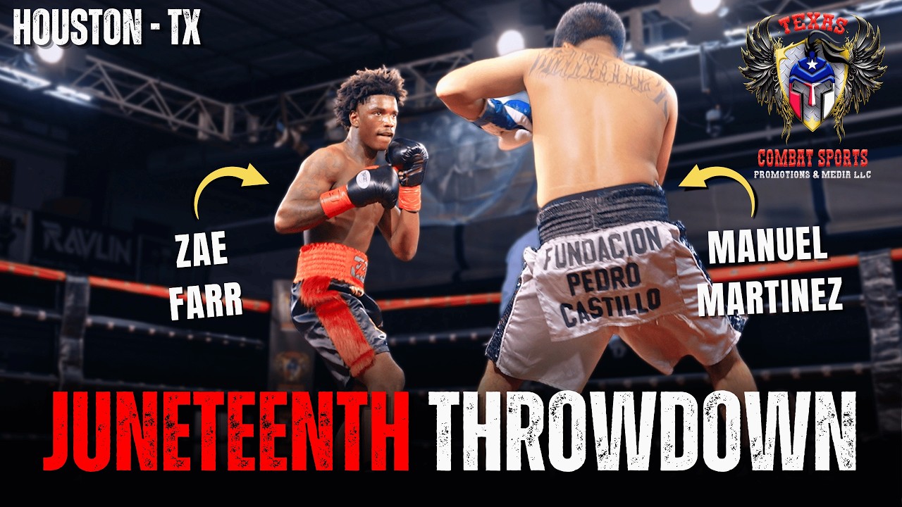 JUNETEENTH THROWDOWN! FIERY 6 Bout Pro Boxing Showcase In Houston, TX!