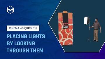 #C4DQuickTip 114: Placing Lights by Looking Through them in Cinema 4D