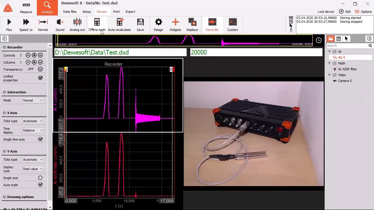 Signalverarbeitung in Echtzeit und im Postprocessing