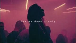 Let Me Down Slowly | Alec Benjamin (sped up   reverb)