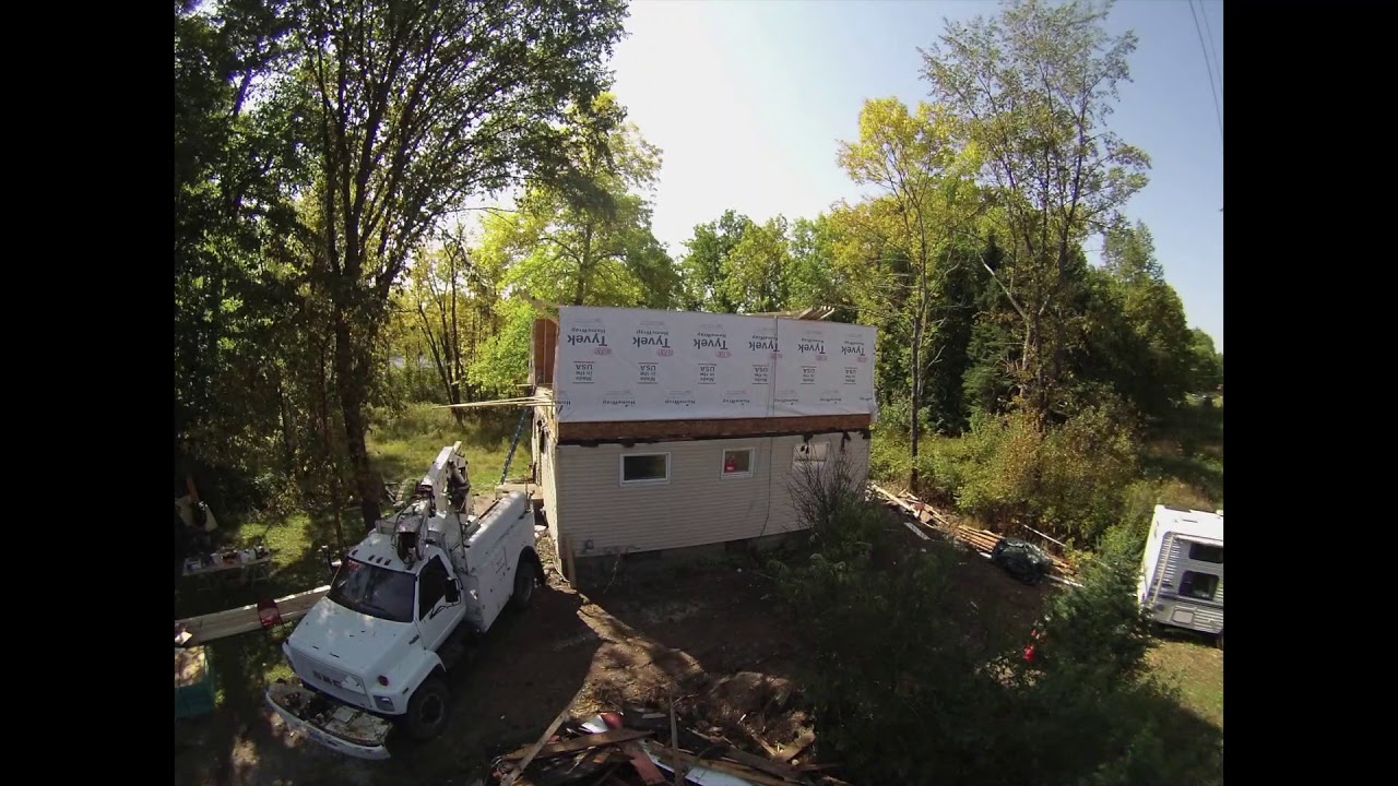 Tearing Off A Roof And Adding A 2nd Floor And New Roof In 4 Days