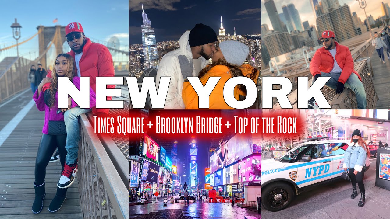 NEW YORK TRAVEL VLOG | Times Square + Brooklyn Bridge + Top of the Rock