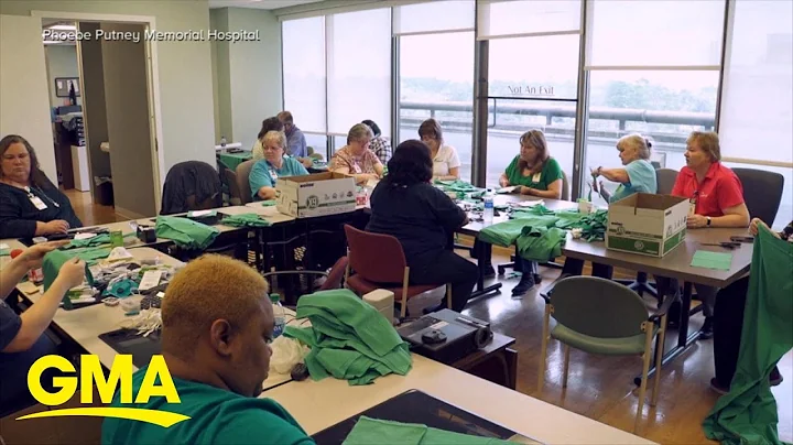 Volunteers stitch masks together for health care workers l GMA