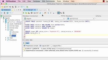 Yakın Kampüs - MySQL - Ders 15: ALTER TABLE/RENAME/ADD COLUMN/ DROP COLUMN/UPDATE komutlari