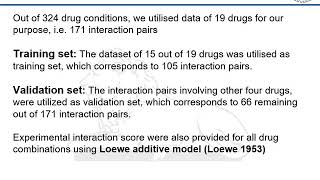 Implementation of Machine Learning Algorithms using Drug Design