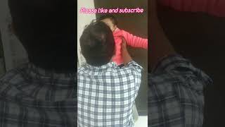 Daughter Swinging In Fathers Lap