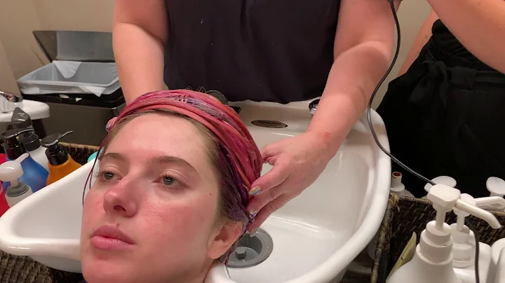 HAIR TUTORIAL: Stephanie Hodges shows how to rinse...