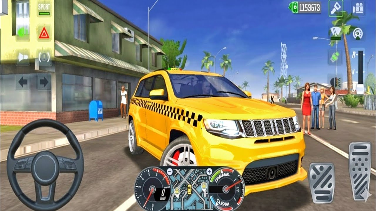 New Taxi Driver 3D! Yellow Cab Car City Driving Game 2026 - Taxi Simulator Car Game Android Games