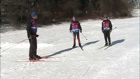 Youth XC ski instruction 3:  Skate progression: V2-alternate