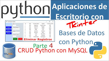 CRUD Python con Ventanas – Eliminar Registros – Parte 4 – Bases de Datos con Python