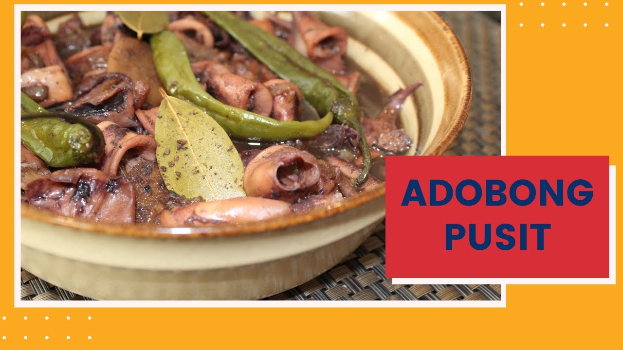 SQUID ADOBO (ADOBONG PUSIT)