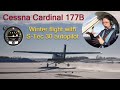 Cessna Cardinal 177B  winter flight with S-Tec 30 autopilot