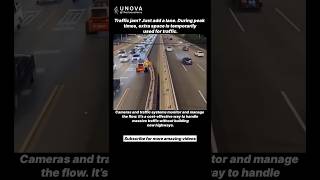 This Road Creates Extra Lanes When Traffic Gets Bad 🤯🚗