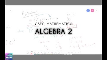 Algebra: Part 2 |  CSEC Mathematics | Prism Caribbean
