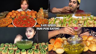 Asmr Eating Very Y Pani Puri Eating Challenge Gappa Gupchup Puchka Mukbang