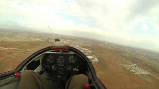 K13 glider Hanger Flight, Mammari, Cyprus. Oct 2014