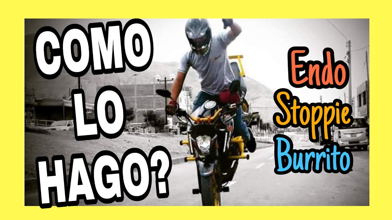 Como HACER un ENDO FÁCIL😎 STOPPIE Tutorial Stunt YouTube