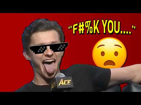 Tom Holland being absolutely unhinged for 13 minutes straight