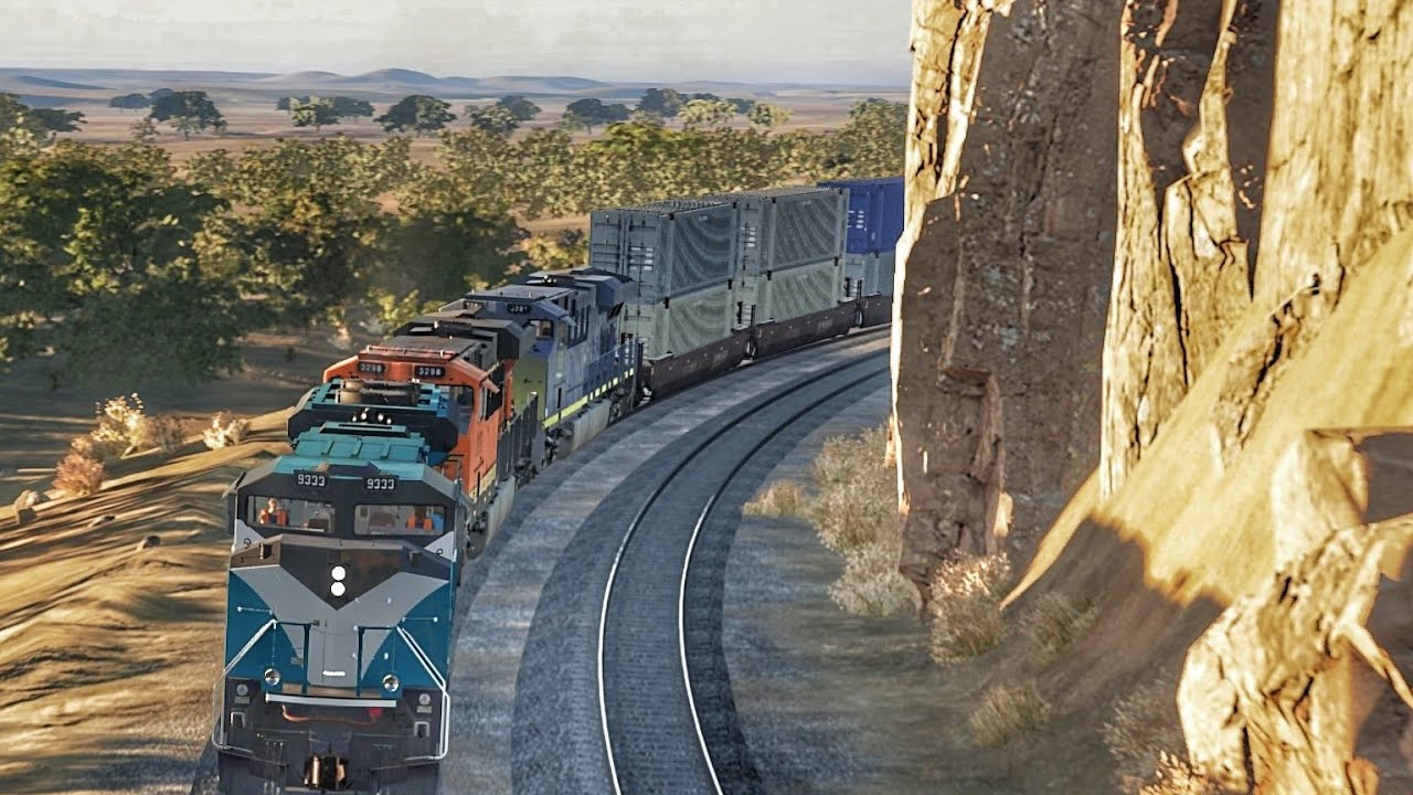 Train Sim World 3 Cajon Pass SD70ACe ZLACELP605 Intermodaltrain