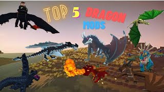 Top 5 Dragon Mods | Minecraft