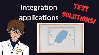 Math mini test solving 28 | Application of integrals - surface between 2 graphs screenshot 1