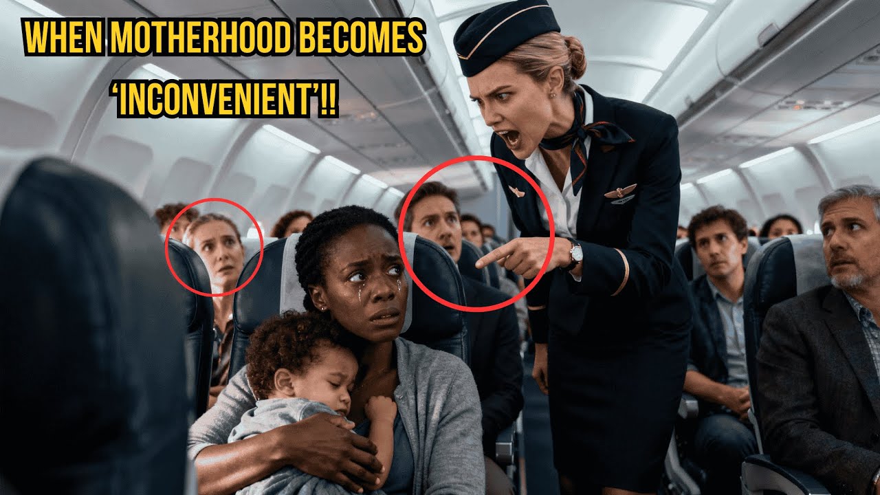 Flight Attendant Humiliates Black Single Mom — Karma Hits Hard in the End 