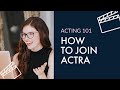 How to join actra toronto
