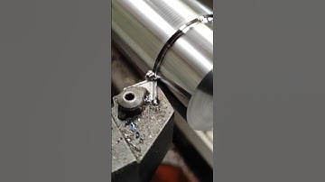 small roughing cut on victor lathe making nice chips #asmr #machinist #manualmachinist #cncish