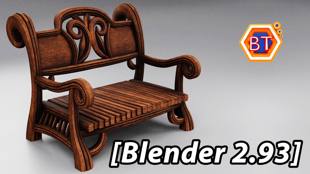 Blender Modeling Tutorial - Wood Chair [2.93] - YouTube