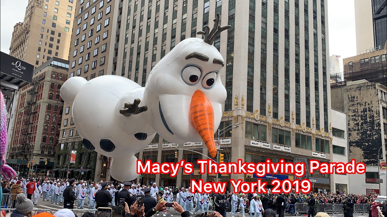 Macys Thanksgiving Parade 2019 New York Full Video || Thanksgiving Parade Balloons - YouTube