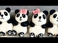 LIVE: Cute Fondant Panda Cake Toppers 🐼🎂 | Step-by-Step!
