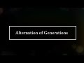 Alternation of Generations 始動告知映像