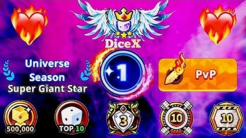 ❤️‍🔥 1st Place PvP Mode ❤️‍🔥 | Season Universe | @DiceX-1 - Random Dice