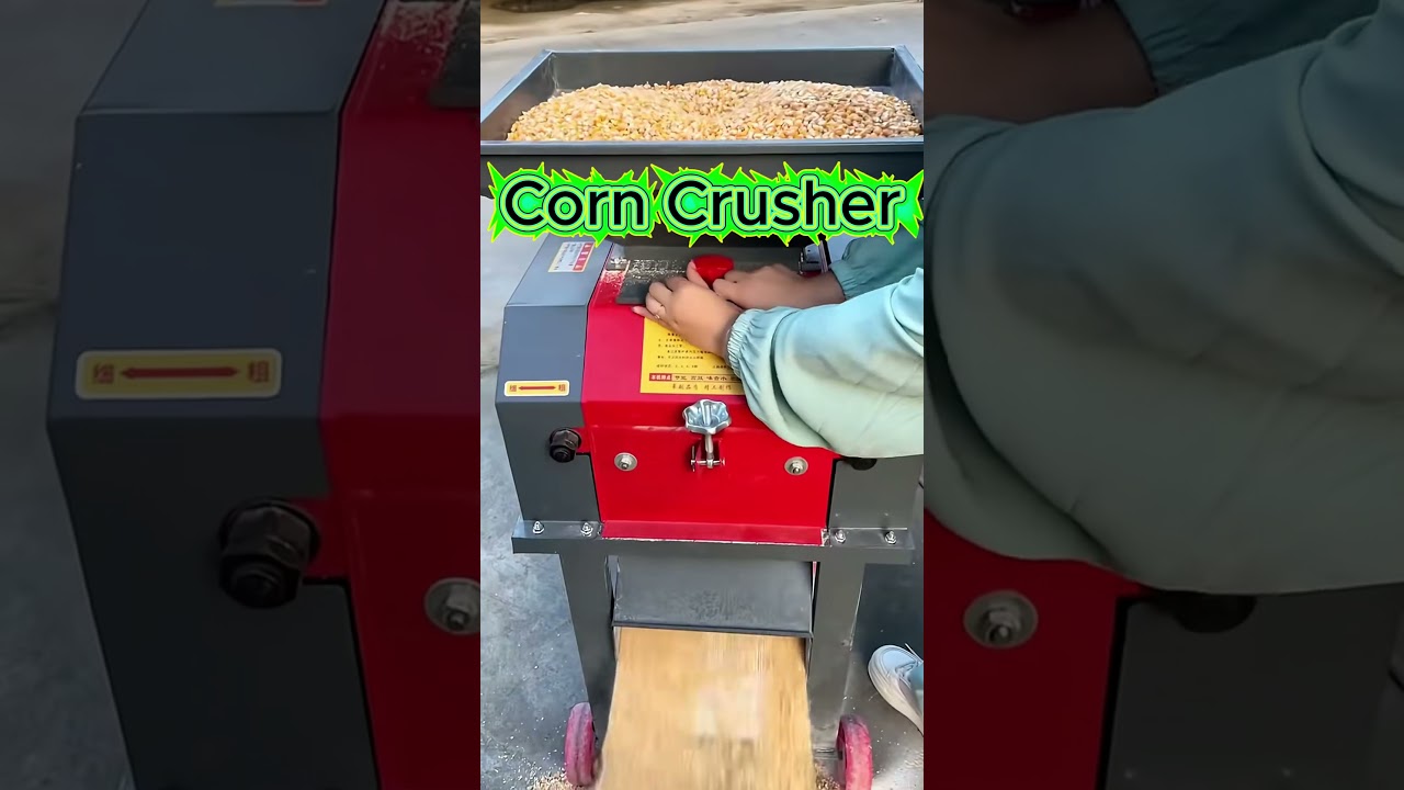 Powerful Corn Crusher Working Process