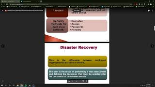 Chapter 9 - Managing Telecommunications & Data Security