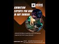 Animation Experts for Hire in Any Domain