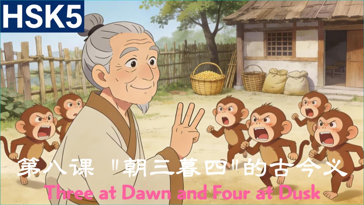 HSK5 Lesson 8: Vocabulary + tips + Story  4K