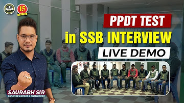 PPDT (Picture Perception & Description Test ) | Live Demo | SSB | MKC
