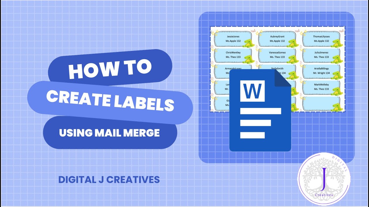 Mail Merge Practical Writing Microsoft Word: Mail merge Practice Lesson - YouTube