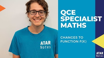 QCE Specialist Maths | Changes to Function f(x)