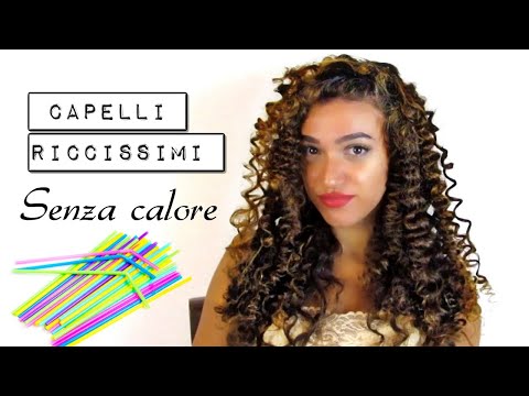 CAPELLI RICCISSIMI con le cannucce 🍹 Vlog .29.